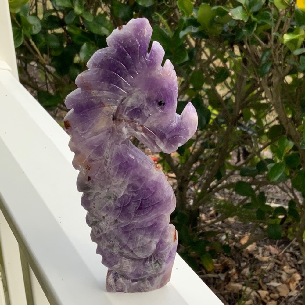 AMETHYST HAND CARVED DRAGON